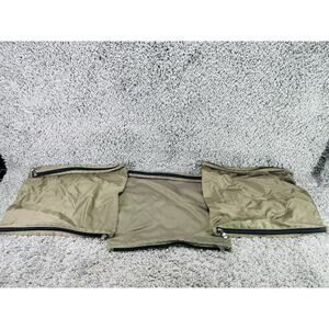 Zippered Bag Pouches Organizer 3 Pack Bundle Set Green Luggage Organizer 14"